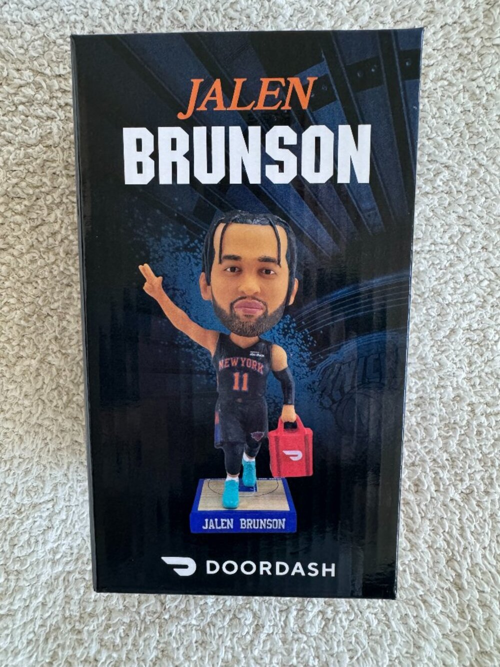 NY Knicks Jalen Brunson 2026 Doordash Bobblehead MSG Fan Appreciation 4/12/2026